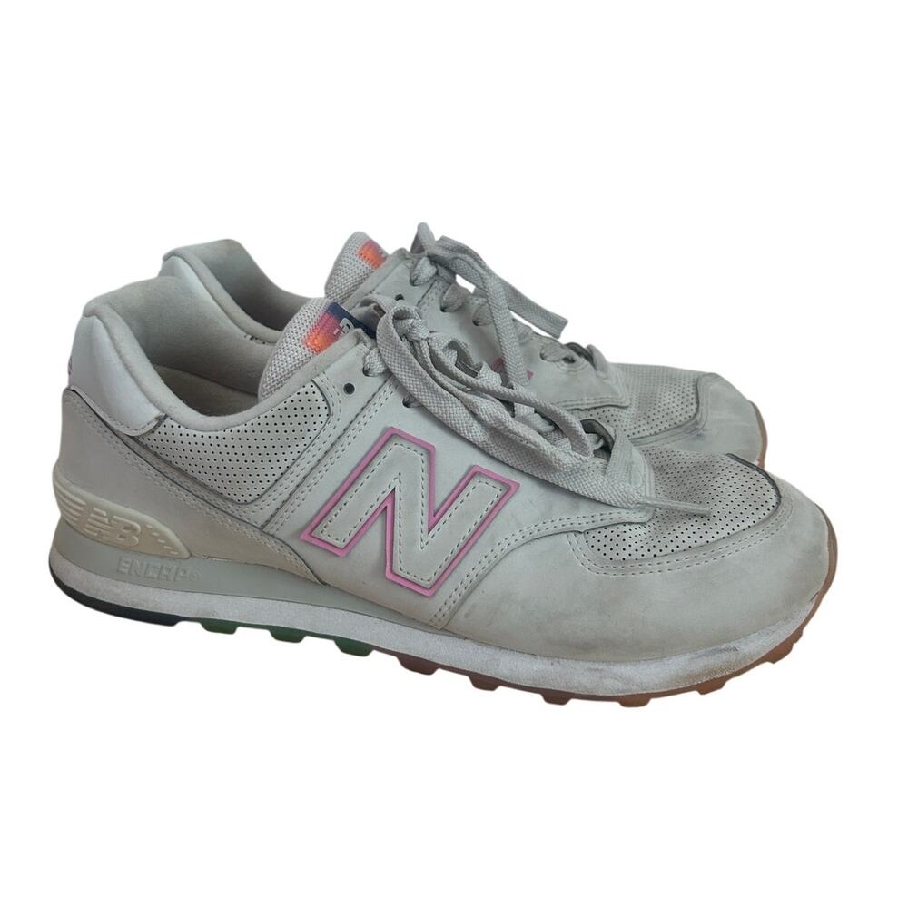 New Balance 574 Outer Glow Linen Candy Pink Women’s Sneakers Size 10 WL574SOL